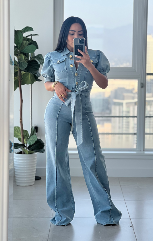 DINAH DENIM JUMSUIT